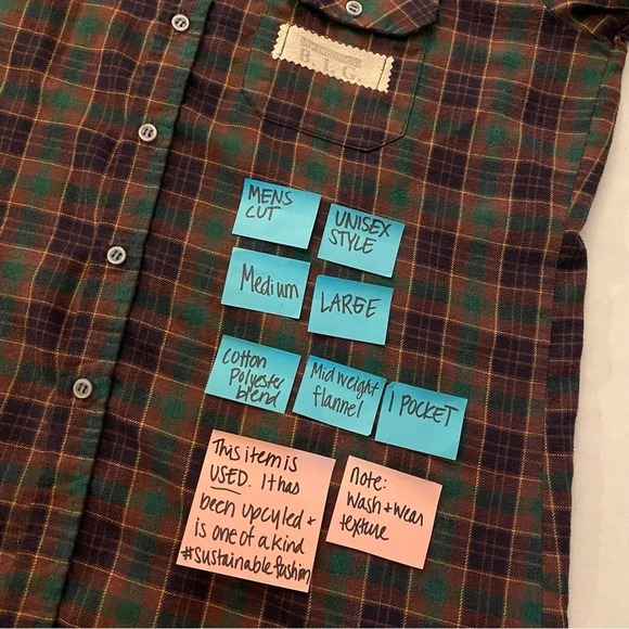 Notorious BIG Flannel Shirt Mens Large Medium Unisex Biggie Smalls Retro Plaid - Picture 11 of 15